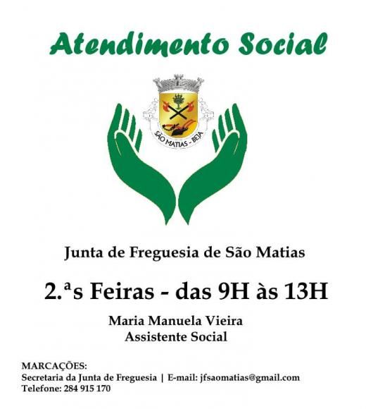 Atendimento Social - Novo horário!